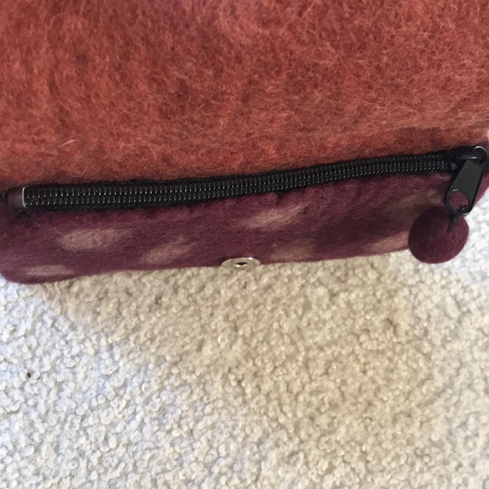 Rising Tide Boho Wool Wristlet - Picture 6 of 12